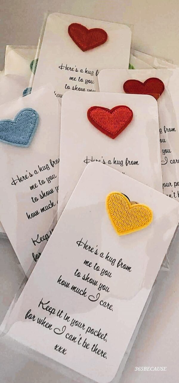 Hug Cards with heart